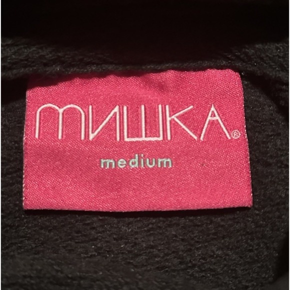 Mishka Keep Watch Hoodie Men's Medium Black Green Eye Graphic Streetwear MNWKA - Picture 5 of 13